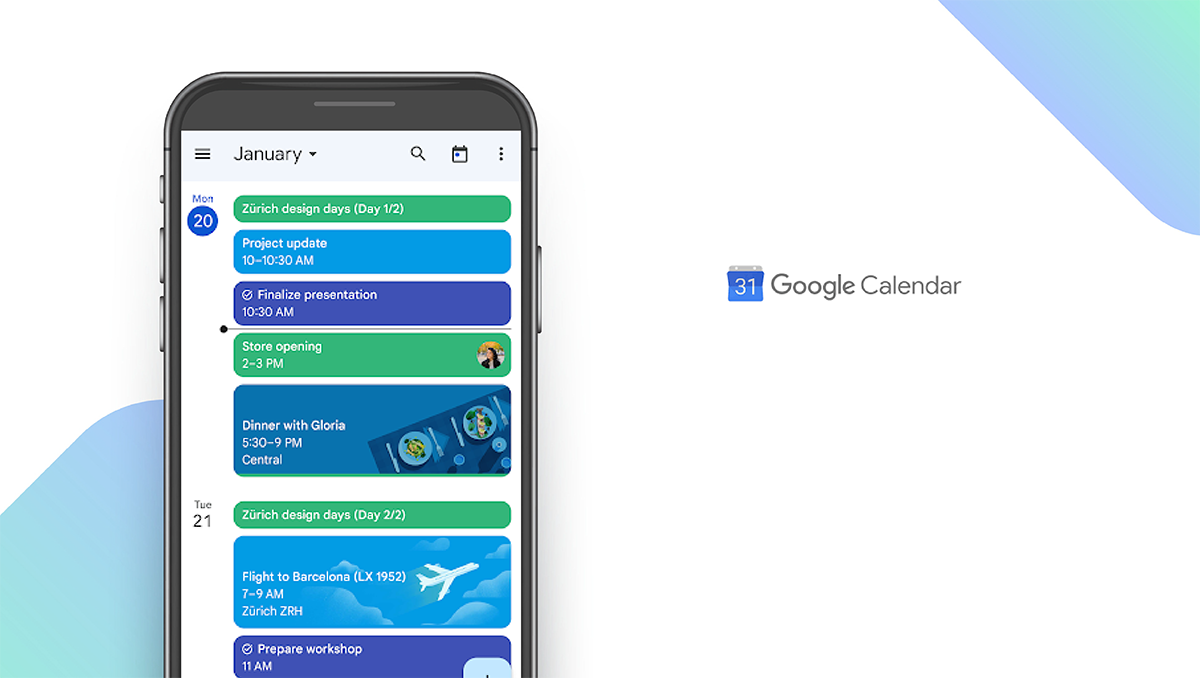 Google Calendar App feature