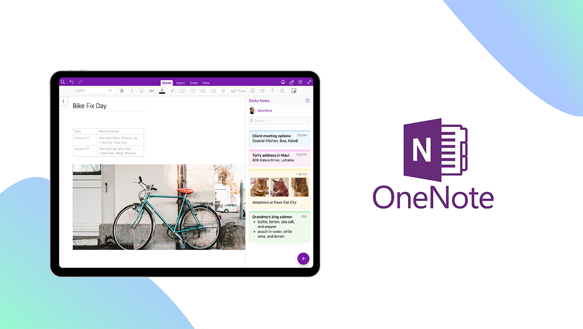 Microsoft OneNote App feature