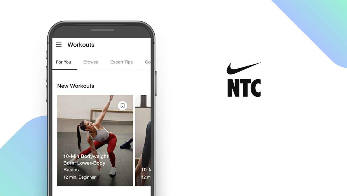 Nike Training Club App feature