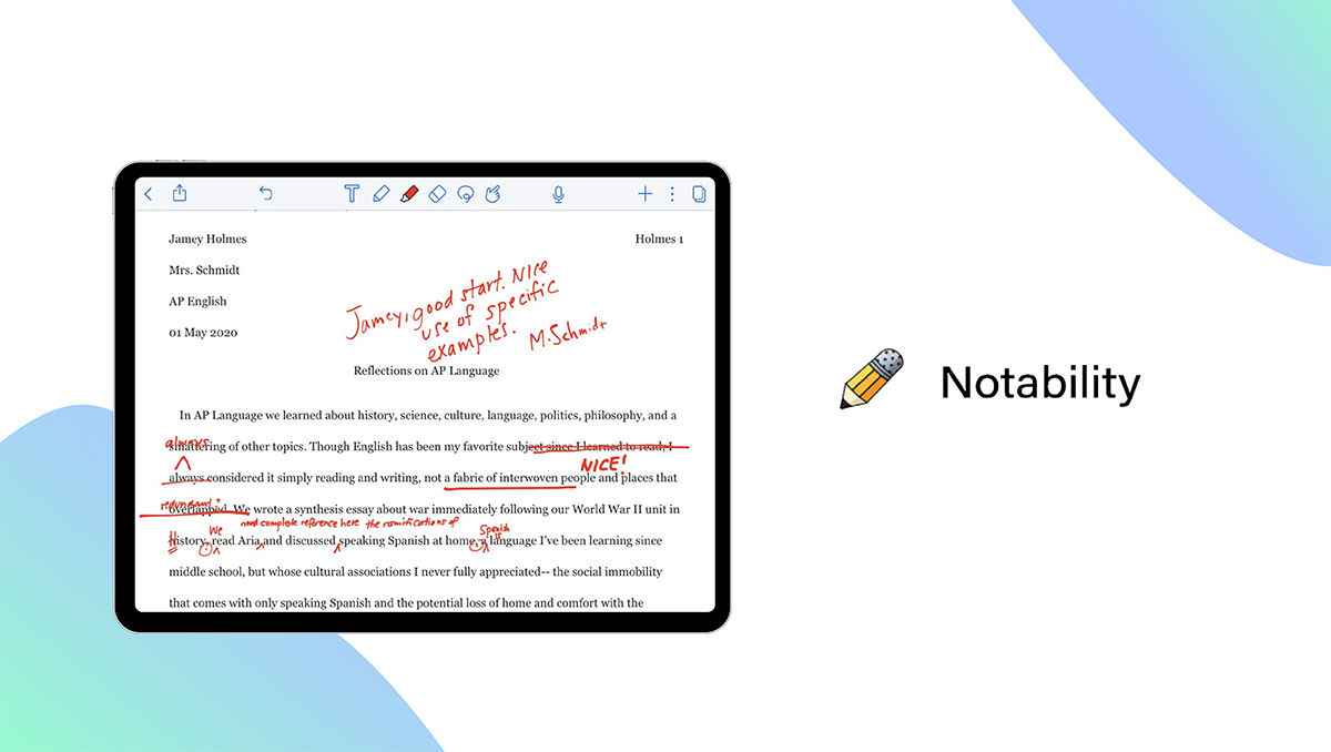 Notability App feature