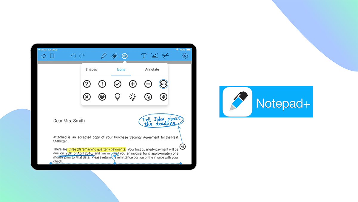 Notebook App feature