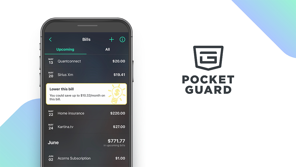 PocketGuard App feature