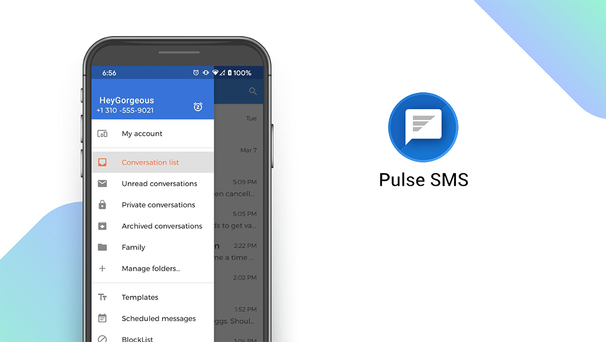 Pulse SMS App feature