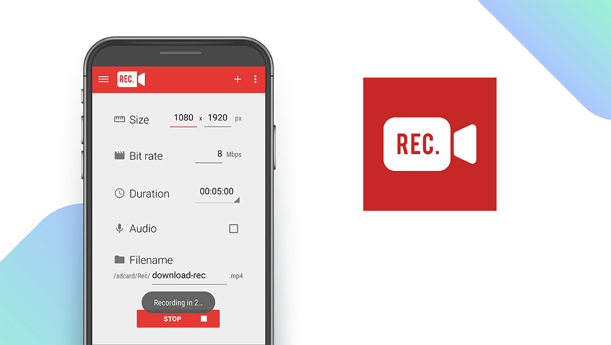 Rec. (Screen Recorder) App feature