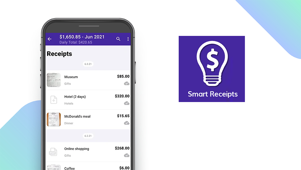 Smart Receipts App feature