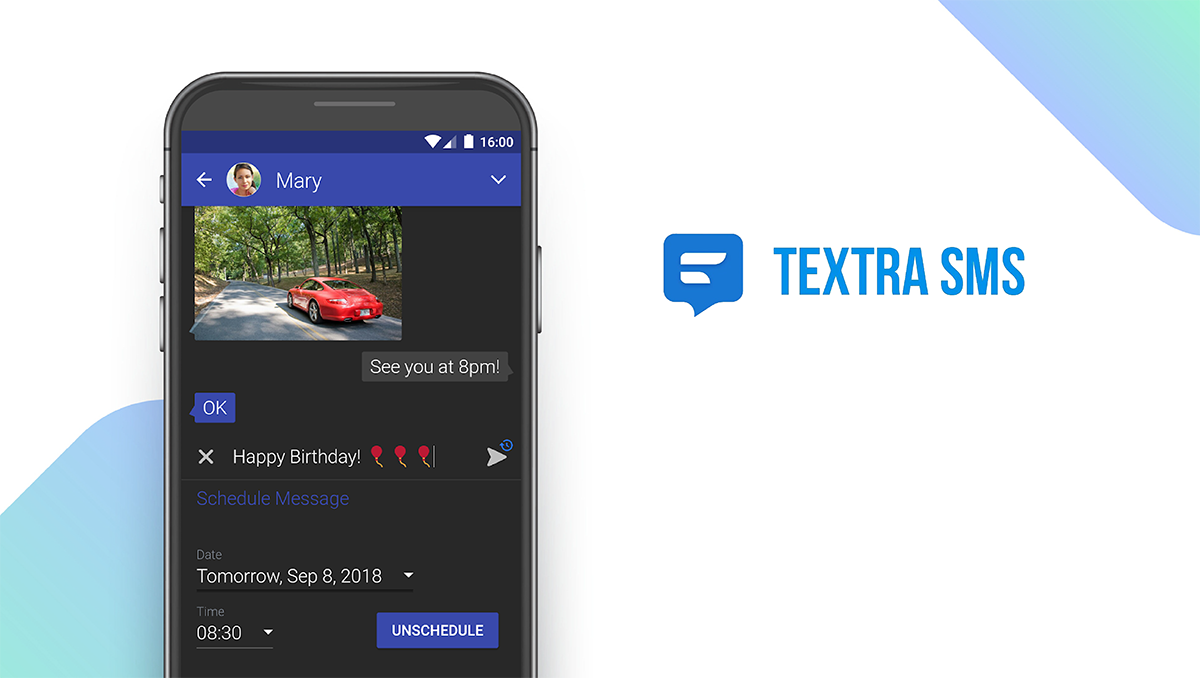 Textra SMS App feature