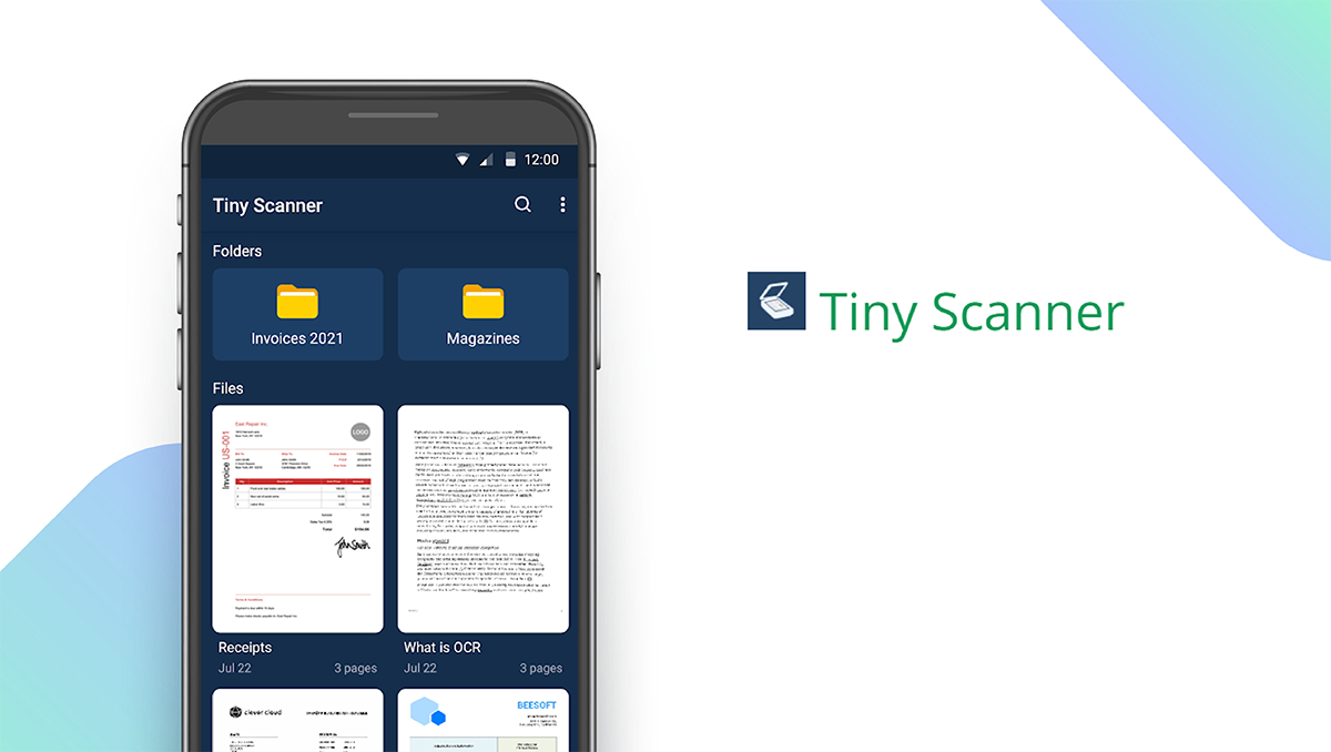 Tiny Scanner App feature