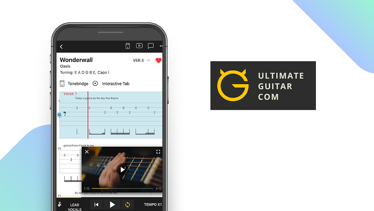 Ultimate Guitar App feature