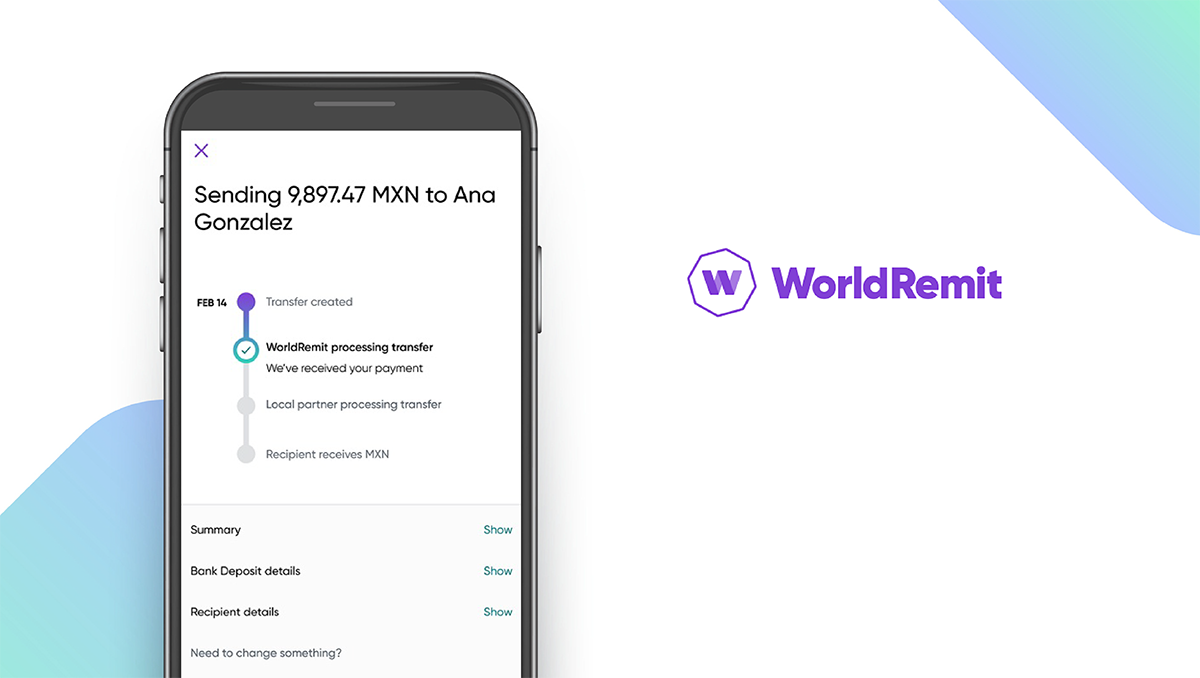 WorldRemit App feature