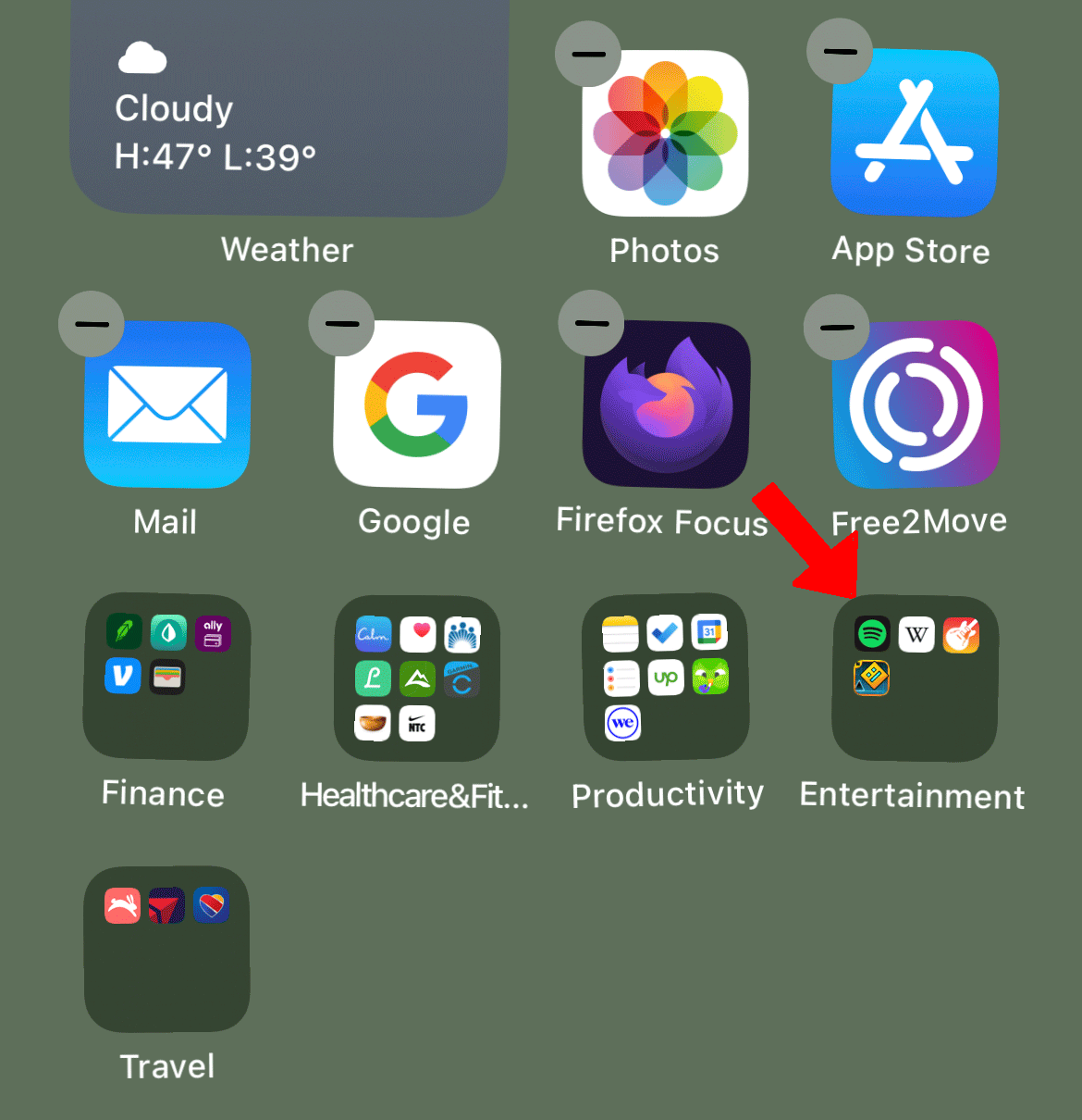 Hiding Apps in iPhone