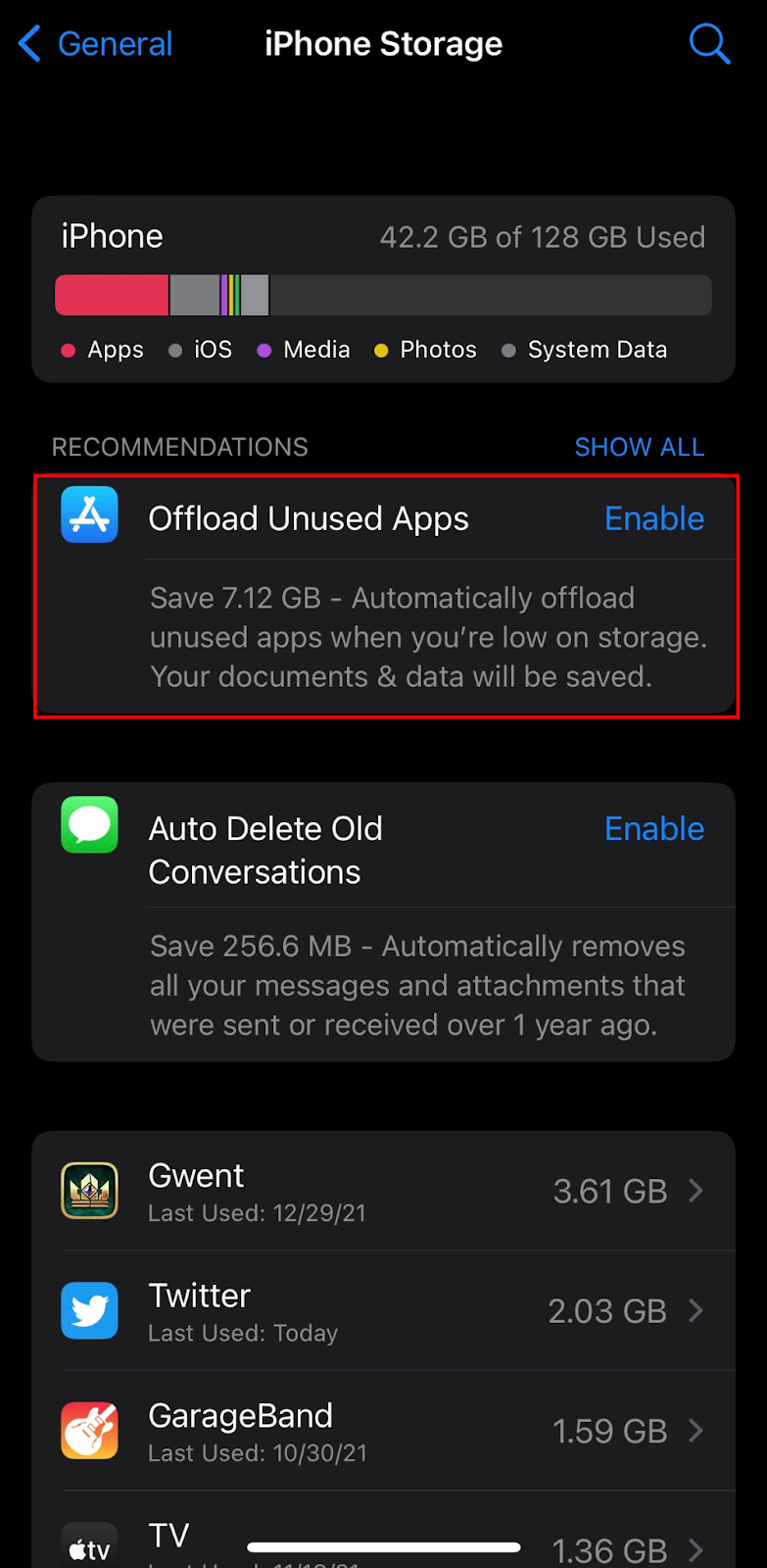 How to delete apps instructions