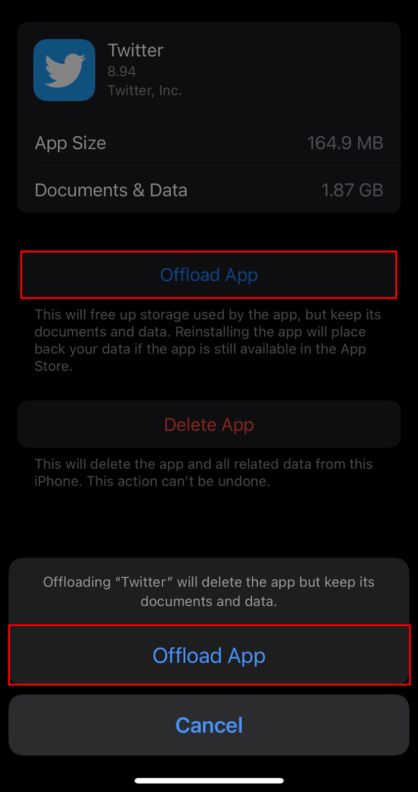 How to delete apps