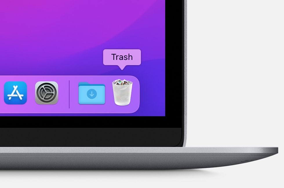 Trash Icon in MacBook Air