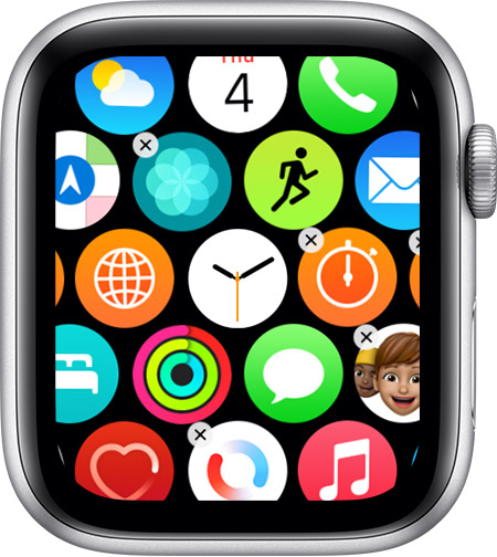 deleting apps on Apple Watch